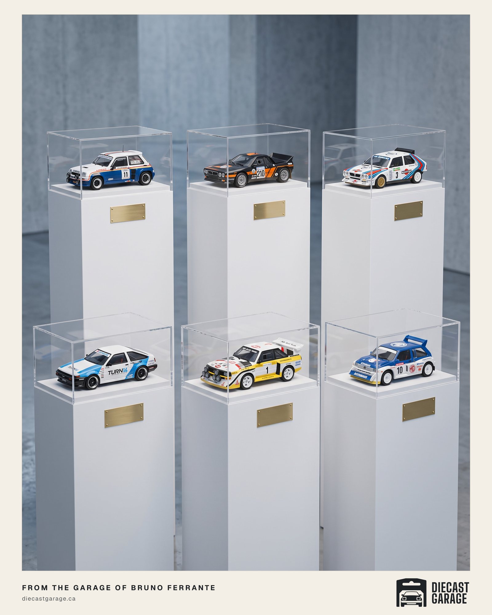 A Acrylic cases garage shelf